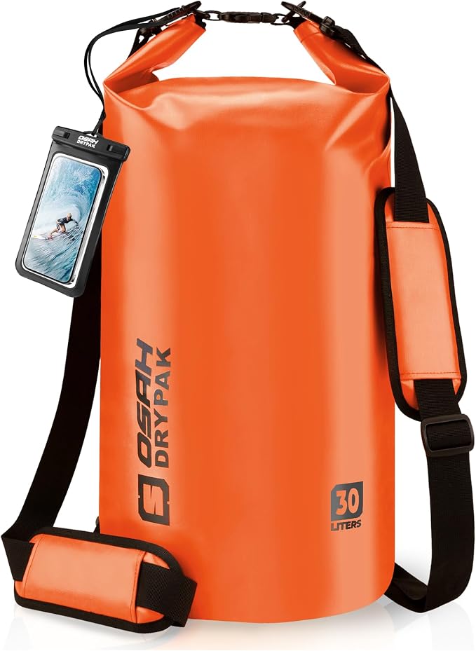 Waterproof Dry Bag, 5L/10L/20L/30L/40L Roll Top Lightweight Storage Backpack by OSAHDRYPAK