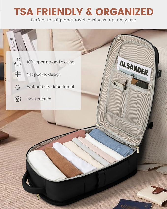 LOVEVOOK Carry on Backpack, 50L Large Travel Backpack - Image 4