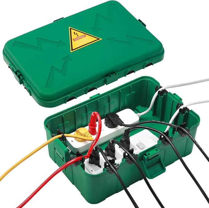 Hrensaw Large Outdoor Electrical Box, IP54 Waterproof Outdoor Outlet Covers by Hrensaw