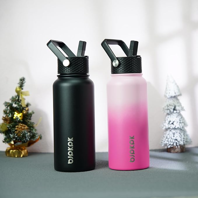 BJPKPK 2 Pack Insulated Water Bottles - Image 5