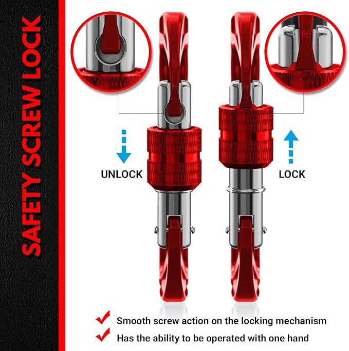 Rhino Produxs 12kN Heavy Duty Carabiner Clips, - Image 4