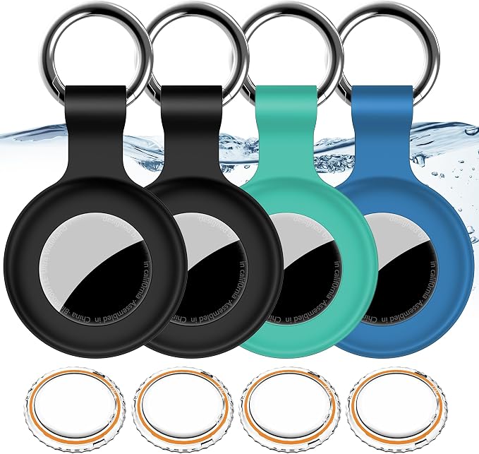 1|2|4Pack for Apple AirTag Holder, For Air Tag 2nd &1st Genaretion, Waterproof by HitfineLLC
