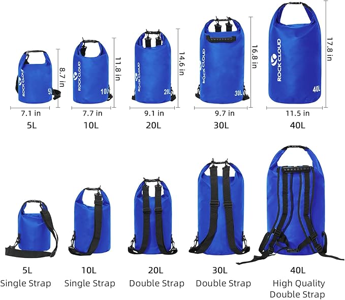 ROCK CLOUD Dry Bag Waterproof 5L Dry Sack - Image 2