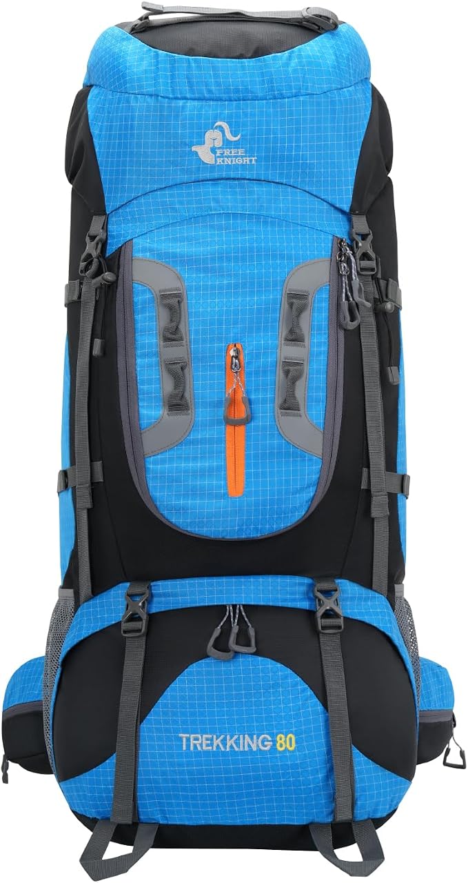 Bseash 80L Waterproof Hiking Camping Backpack - Image 8