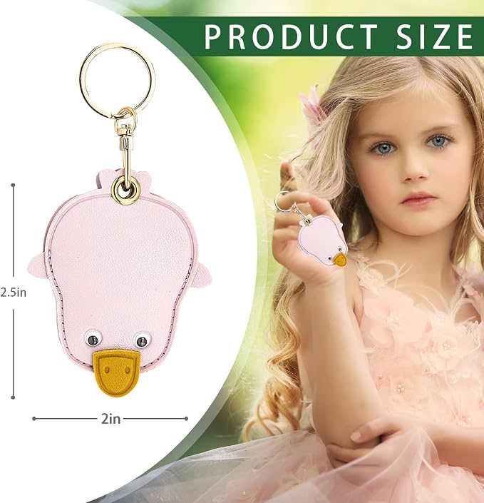 Leather Keychain Case Holder Compatible - Image 2