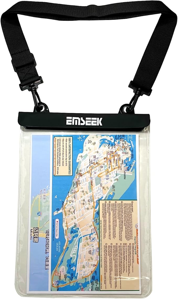 Waterproof Map Case 13 inch Clear Dry Tablet Bag A4 Waterproof Map Pouch Holder - Image 9