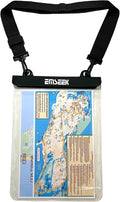 Waterproof Map Case 13 inch Clear Dry Tablet Bag A4 Waterproof Map Pouch Holder by EMSEEK