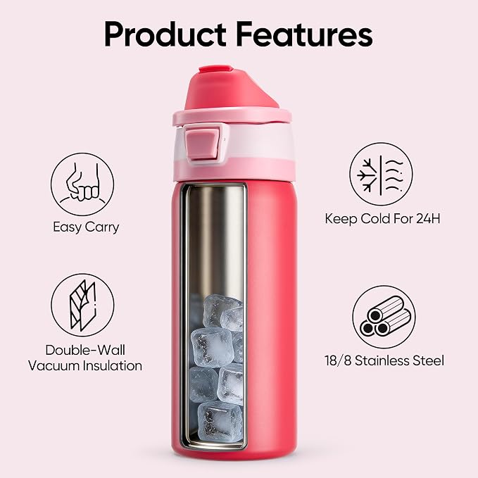 Fijinhom 24 oz Insulated Water Bottle - Image 6
