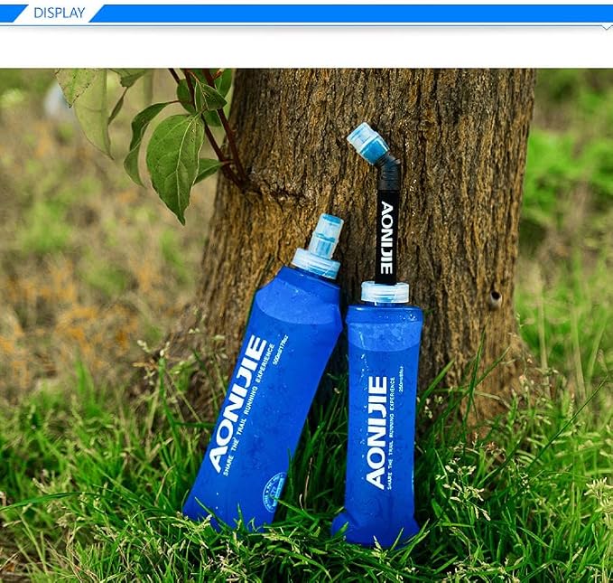 AONIJIE TPU Soft Flask Water Bottle Collapsible Running Flask - Image 5