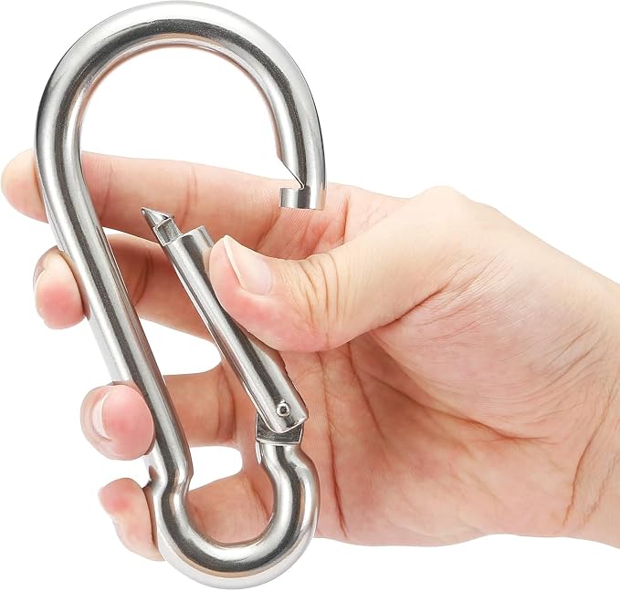 sprookber Stainless Steel Spring Snap Hook Carabiner - Image 4