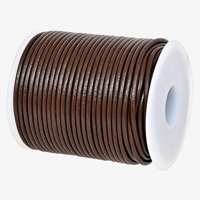 GENIQUE Real/Genuine Round Leather String Cord by GENIQUE