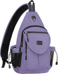MOSISO Sling Backpack, Canvas Crossbody Hiking Daypack Bag by MOSISO