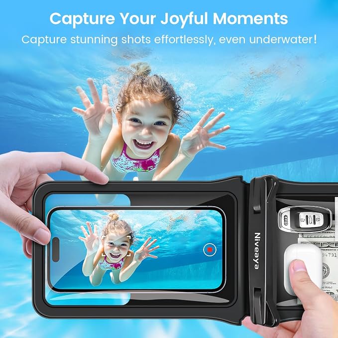 Niveaya Double Space Waterproof Phone Pouch - Image 7
