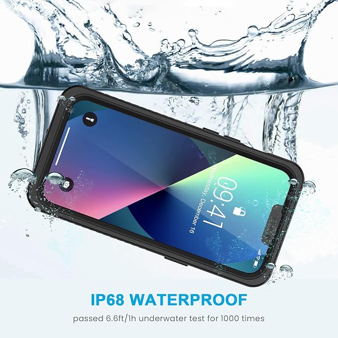 Lanhiem for iPhone 13 Case, IP68 Waterproof Dustproof Shockproof Cases - Image 5