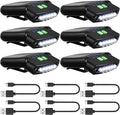Mudder LED Clip on Cap Lights USB Rechargeable Cap Flashlight Clip Waterproof by Mudder