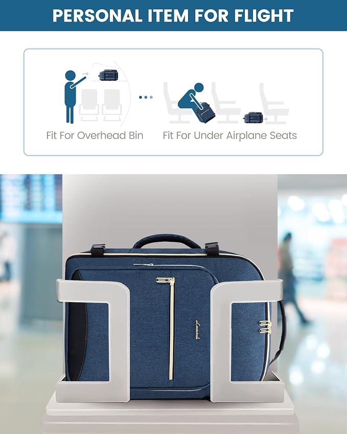 LOVEVOOK Travel Backpack for Women & Men 40L, Airline Approved Carry On - Image 4