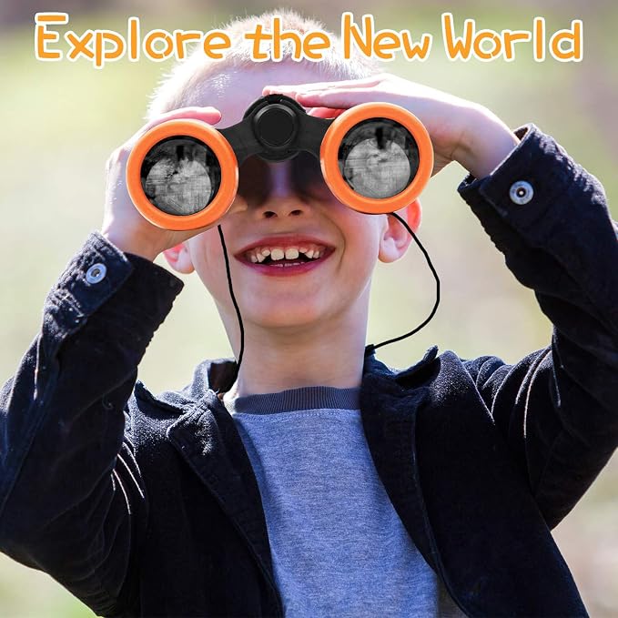 Scotamalone Kids Binoculars Shock Proof Toy Binoculars Set - Image 4