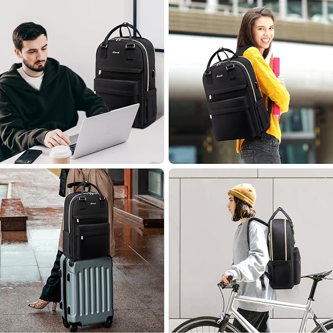 LOVEVOOK Laptop Backpack for Women, 17.3 Inch Laptop Bag - Image 6