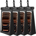 4 Pack Floating Waterproof Phone Pouch by Newppon