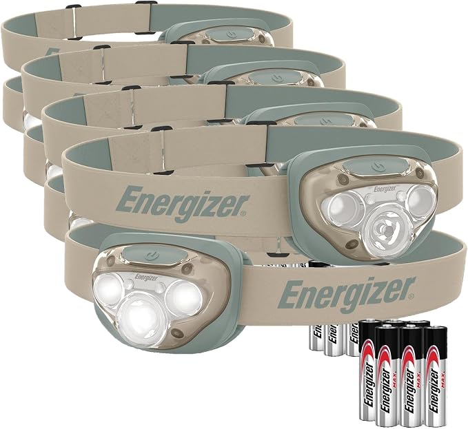 Energizer LED Headlamp PRO, IPX4 Water Resistant Headlamps, High-Performance by Energizer