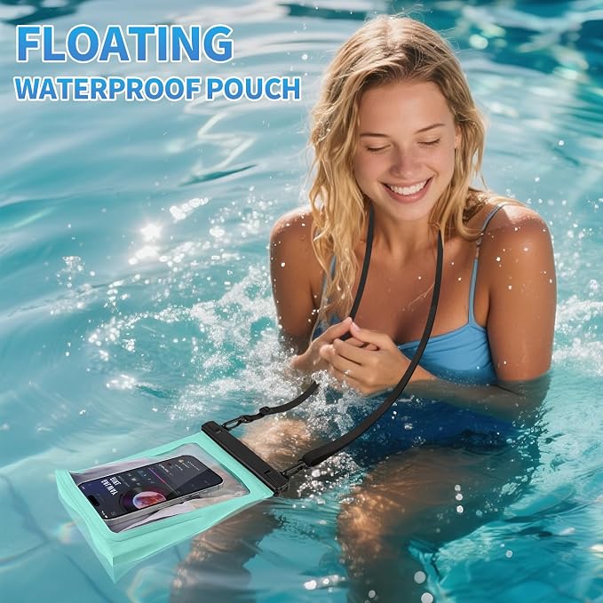 PEDVSTY Large Waterproof Phone Pouch, Cell Phone Dry Bag - Image 6