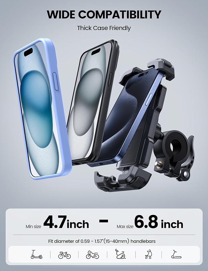 Lamicall Bike Phone Mount Holder - Image 5