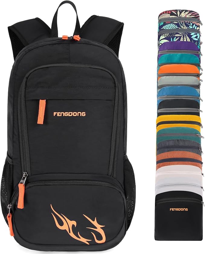 FENGDONG 35L Lightweight Foldable Waterproof Packable Travel Small Hiking by FENGDONG