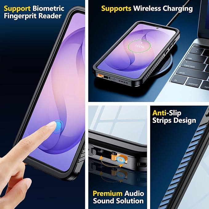 SPIDERCASE for Samsung Galaxy S26 Plus Waterproof Case, IP68 Underwater Full - Image 6
