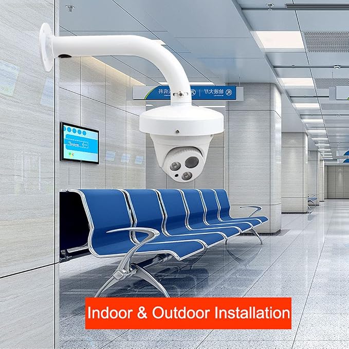 260MM L-Type Aluminum Alloy Outdoor Security Camera Mount Bracket, Dome Camera - Image 9