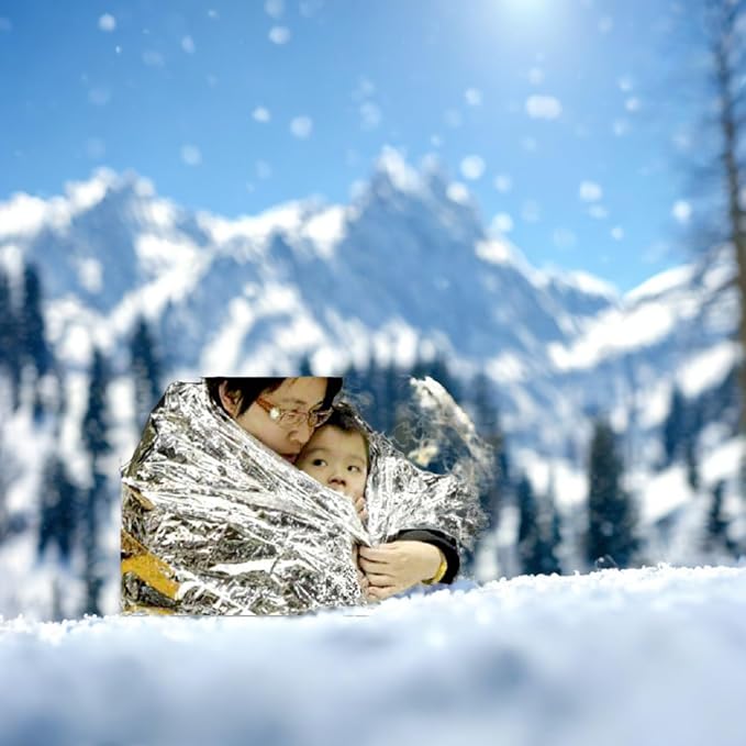 MEETSWEET Emergency Rescue Blanket Set of 8, Outdoor Survival Blanket Waterproof - Image 6