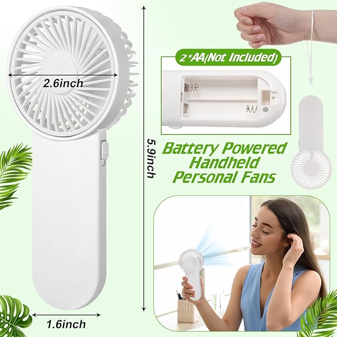 Sumind 36 Pcs Small Personal Portable Fan Mini Handheld Bulk 1 Speed Electric - Image 2