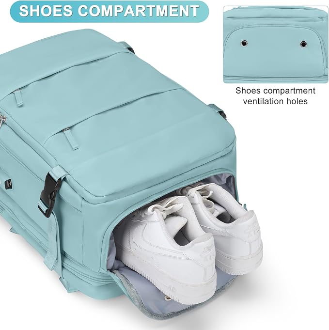 coofay Expandable Backpack For Traveling On Airplane Travel Backpack For Women - Image 5