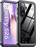 Temdan Designed for Samsung Galaxy S26 Case Waterproof, Built-in Lens & Screen by Temdan