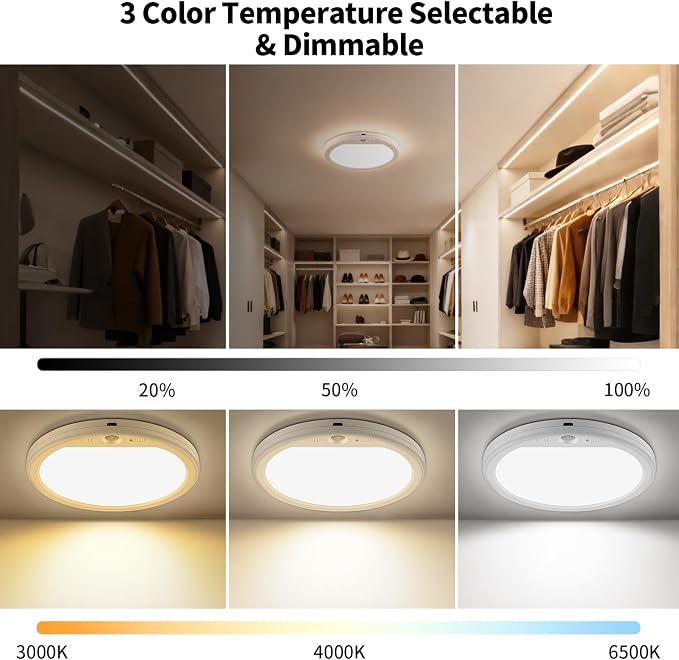 USB C Rechargeable Motion Sensor Ceiling Light 750LM - Image 10