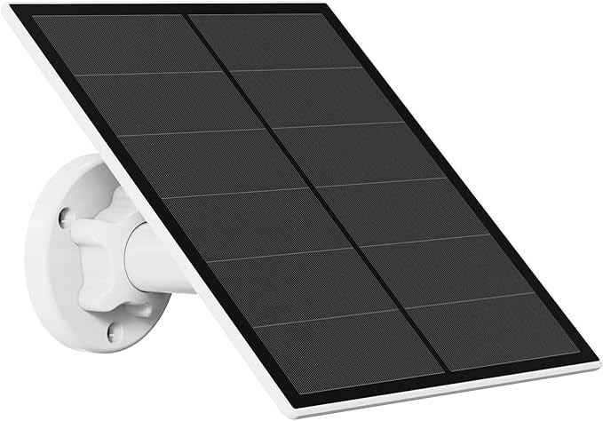 5W Solar Panel for Security Camera Outdoor, 5V USB Solar Panel Charger by EverExceed