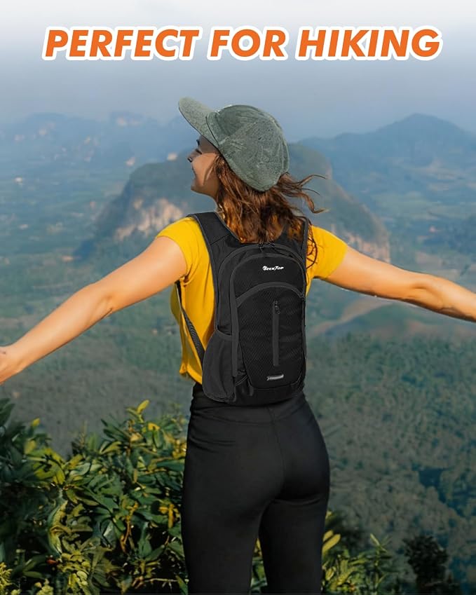 Seektop Small Hiking Backpack Expandable 12L-15L, Lightweight Packable - Image 10