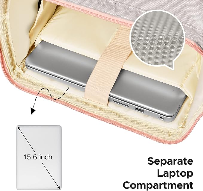 Kaome Lunch Backpack 15.6 Inch Laptop Backpack - Image 6