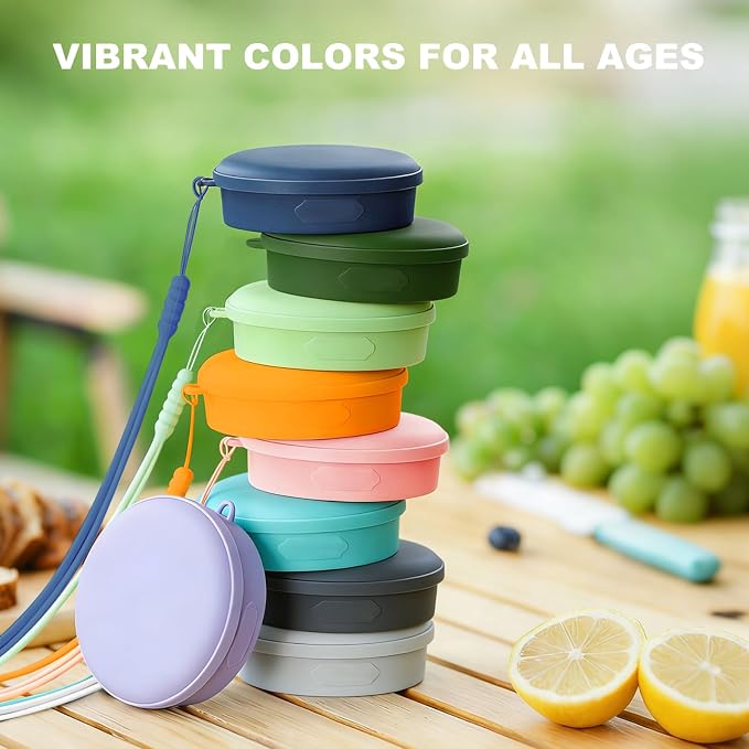 Collapsible Travel Cup, BPA-Free Reusable Water Cup, Lightweight Drinking Cups - Image 7