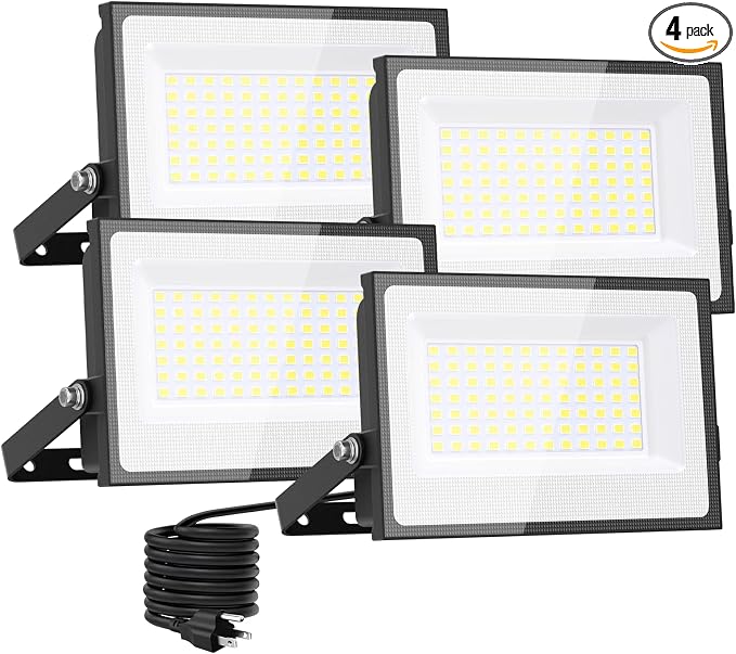 Onforu 80W Flood Lights Outdoor, 8000lm Bright LED Work Light by Onforu
