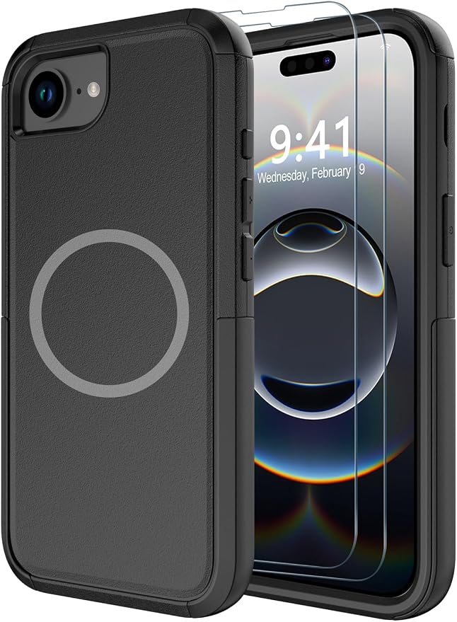 for iPhone 16e Case Heavy Duty Protection Phone Case Cover by LOVEBEIDI