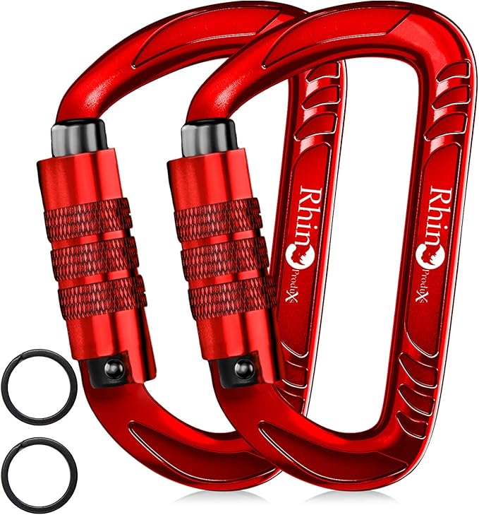Rhino Produxs 12kN Heavy Duty Carabiner Clips, by Rhino+Produxs