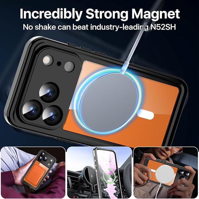 AICase for iPhone 17 Pro Max Case Waterproof Clear - Image 3