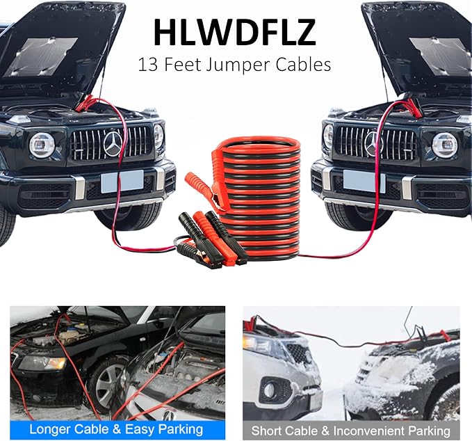 Emergency Car Kit with Jumper Cables & Snow Shovel, Winter Roadside Assistance - Image 2