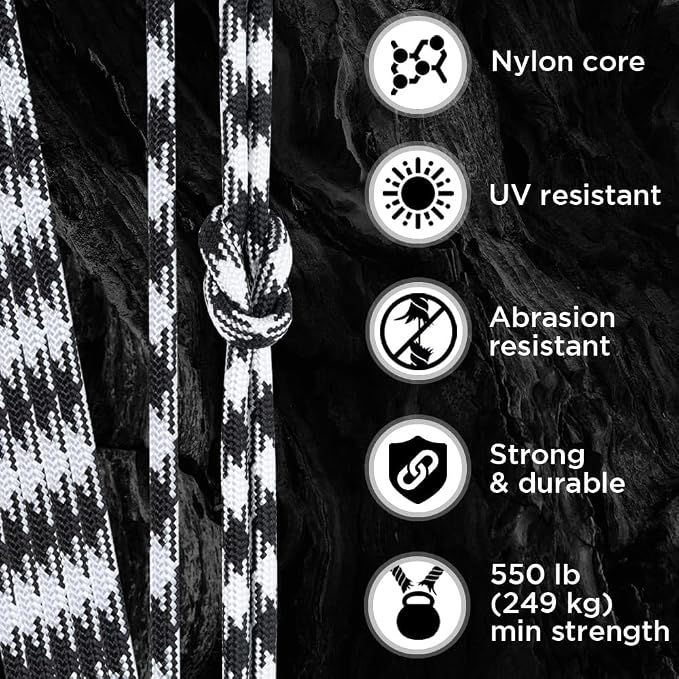 TECEUM 5/32" Paracord Rope 1000 – 1000ft / 200ft / 100ft / 50ft – Tactical - Image 3