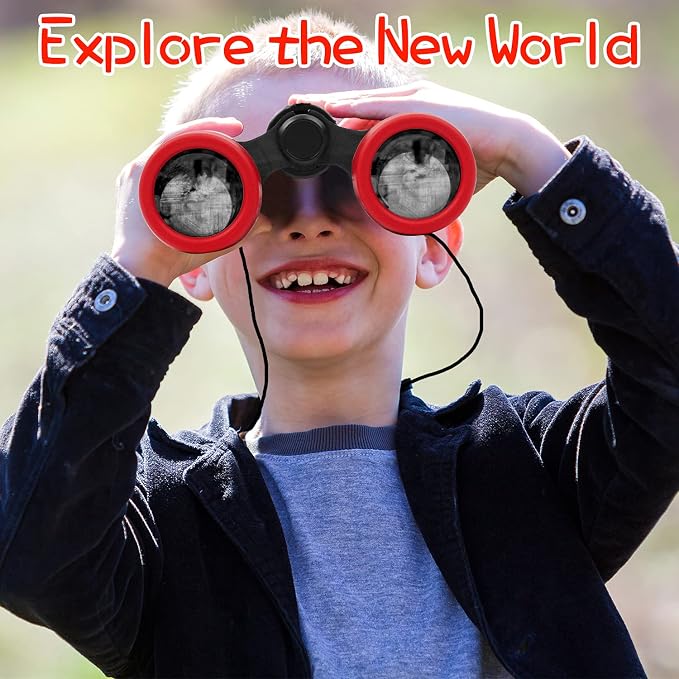 Scotamalone Kids Binoculars Shock Proof Toy Binoculars Set - Image 4
