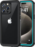 Lanhiem for iPhone 15 Pro Max Case, IP68 Waterproof Dustproof Shockproof Cases by LanhiemHome