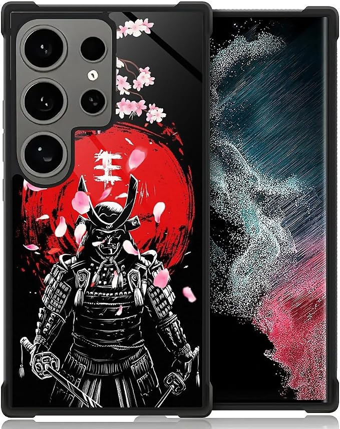 for Samsung Galaxy S24 Ultra Case, Sakura Japanese Samurai Pattern Graphic by FKBRCL4U