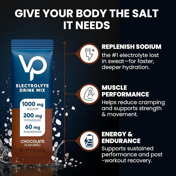 Venture Pal High Sodium Electrolyte Powder Packets | Sugar Free Hydration Drink - Image 6