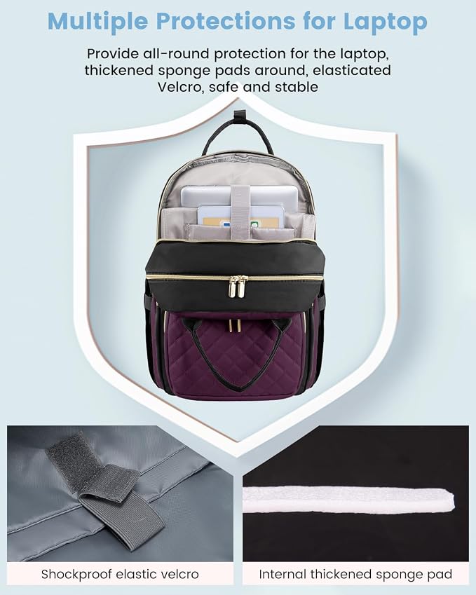 LOVEVOOK Laptop Backpack for Women - Image 4