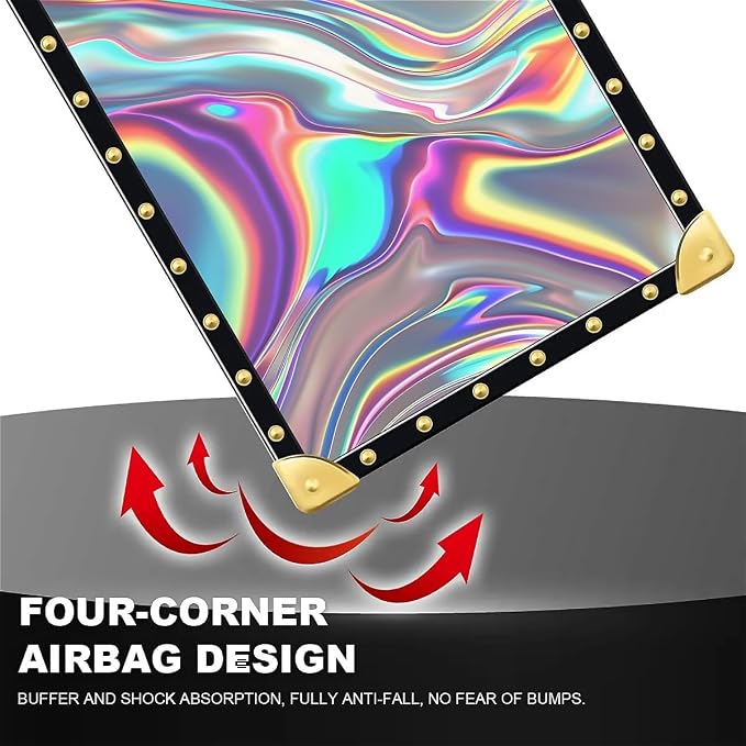 Compatible with iPhone 15 Pro Case, Holographic Abstract Iridescent Textures - Image 6